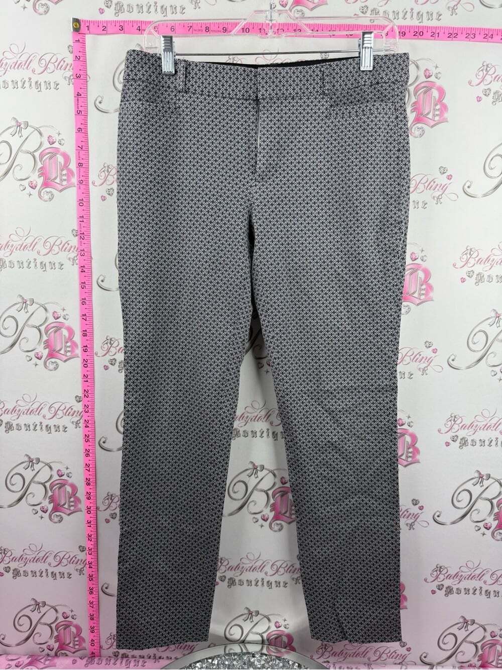 Banana Republic Sloan fit Gray Patterned Dress Pants
